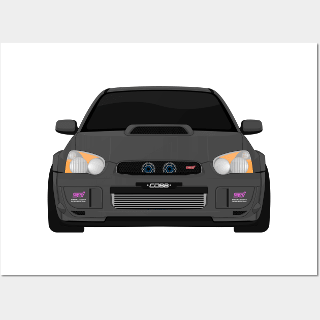 IMPREZA DARK-GREY Wall Art by VENZ0LIC